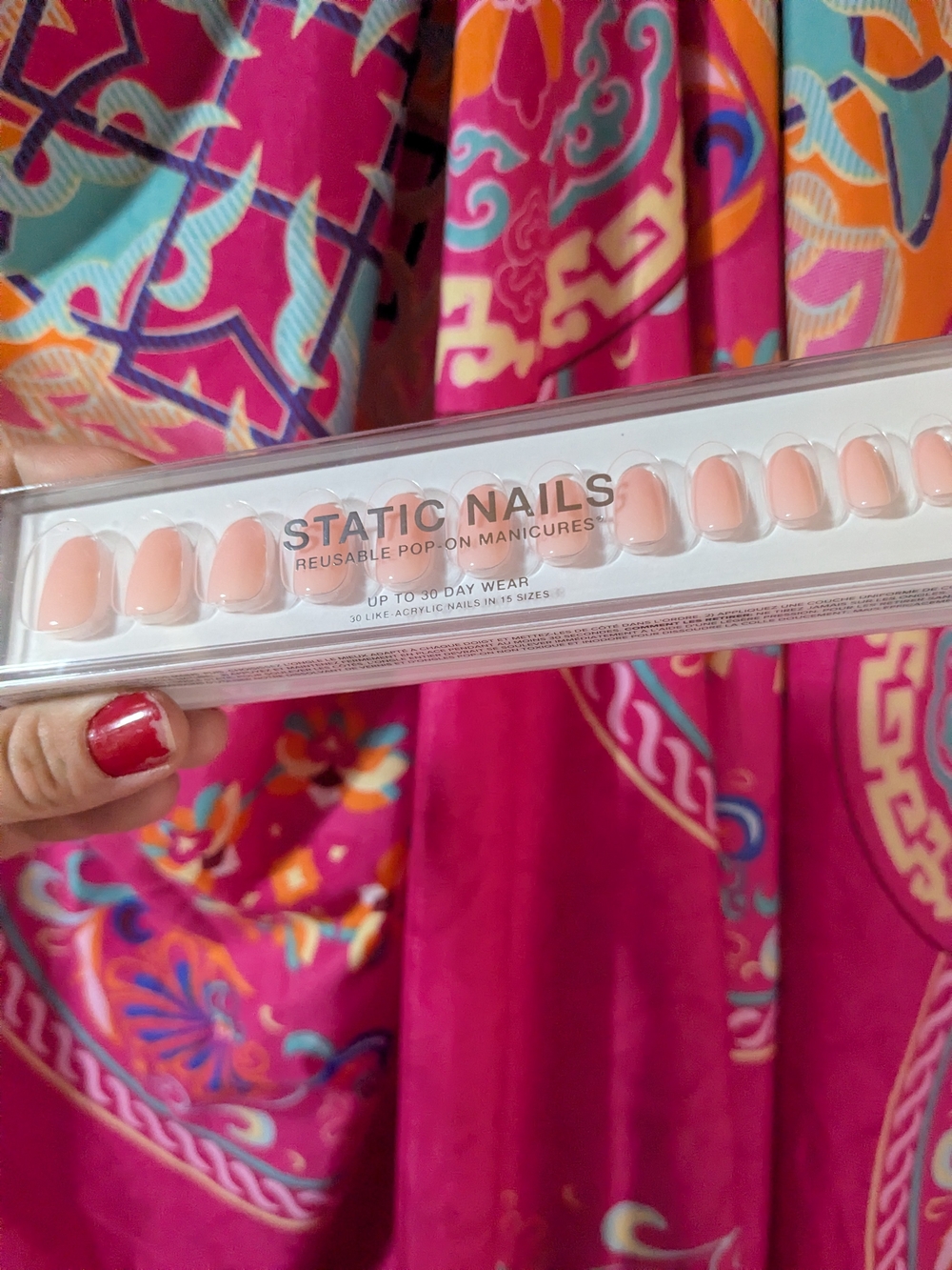 Reusable Pop-On Manicure - Soft Nude Pink